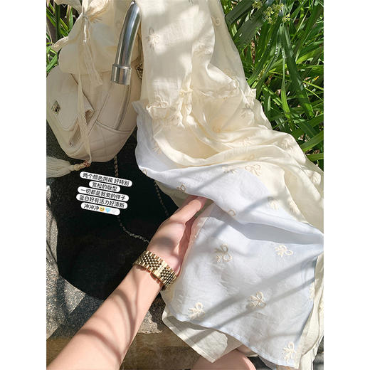 【折后再享2件88折】现货秒杀！最后一波 ！！度假风撞色拼接吊带连衣裙 日常249.99 立减140 秒杀109.99！ 商品图5