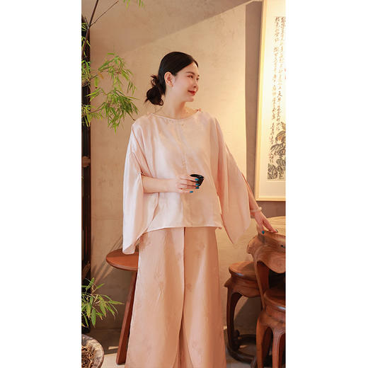 【抖音专属】阔腿裤（18040310H如梦令D597） 商品图5