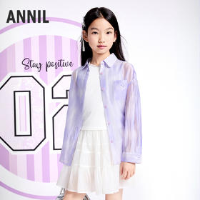 女童梭织上衣夏季新款安奈儿童装实体店同款AG521709