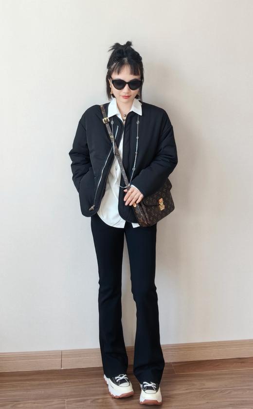 白百合同款腰果花内衬简约小棉袄 商品图5