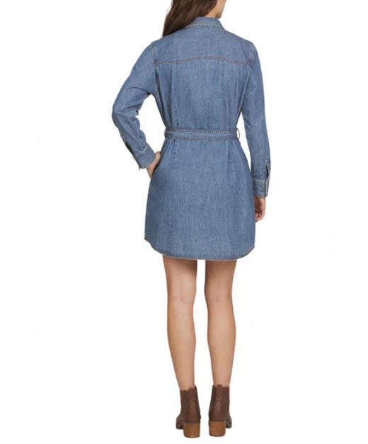 Wrangler女士长袖牛仔连衣裙！！特惠热推！美国直邮特价只要298元/件 商品图1