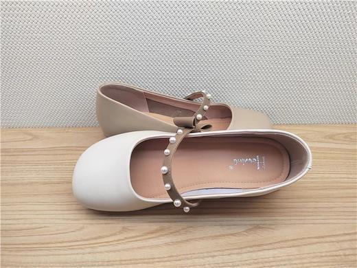 豪行新款23326615真皮时尚休闲低跟女鞋单鞋皮鞋 商品图3