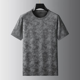 【棉质】【DDA】大依优型大码短袖T恤夏季圆领半袖加肥加大码短袖上衣胖子男士潮流