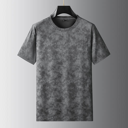 【棉质】【DDA】大依优型大码短袖T恤夏季圆领半袖加肥加大码短袖上衣胖子男士潮流 商品图0