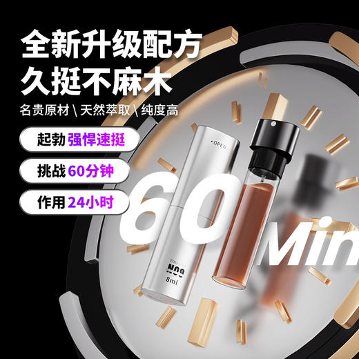 【S-森泽佳奈力荐】EasyLive×易徕  NO9外用延时喷剂 白金版 8ML（极速私密发货） 商品图1