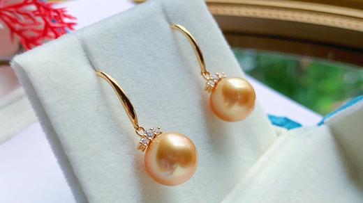 9mm-10mm金珠耳坠 商品图1