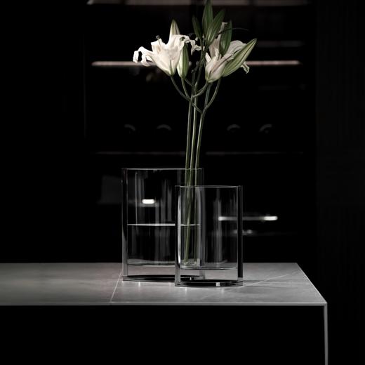 凌缘银边花瓶 RESONG日诵家居 玻璃花器插花饰品 商品图4