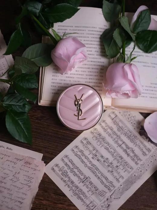 D030619新款冰川粉嫩色质感皮纹限量皮革粉气垫 商品图5