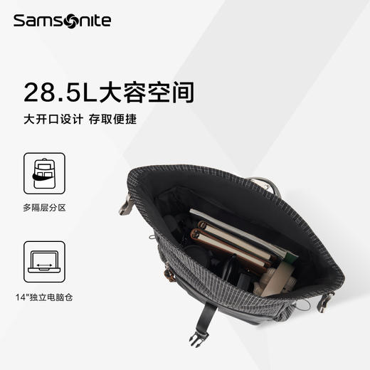 新秀丽JEREMY系列棋盘格多元风格双肩包NS6*101 商品图2