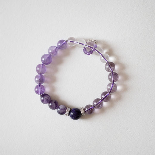 「Wellness · 知足常乐」紫色系手串（单圈） 商品图2
