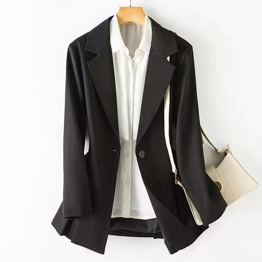 七夕福利-NO退【TERRE BLEUE品牌】品质款➡️390 裙摆下摆收腰中长西服外套-喜出 商品图2