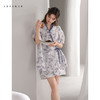 可人儿小众设计师新款泡泡绵夏季女士短袖睡衣时尚可外出家居服 商品缩略图2
