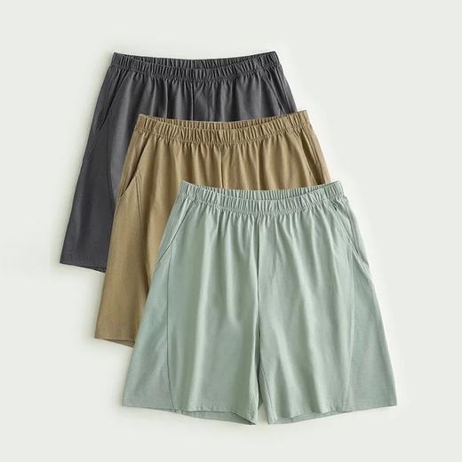 *weyo男款长绒棉液氨新款撞色条休闲短裤小螺纹短裤23503、23505 商品图2