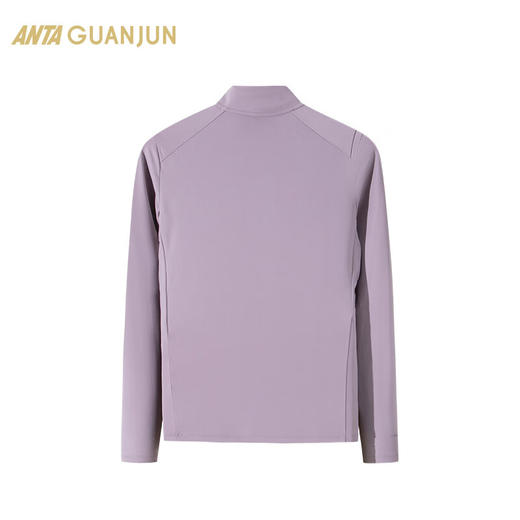 安踏（ANTA）冠军全天候系列 长袖针织衫女士加绒保暖半拉链长T恤162510405 商品图5