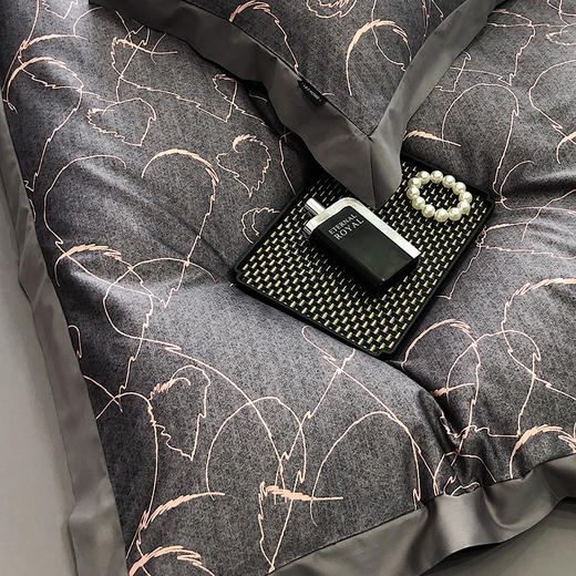 【清仓229元起/套】轻奢高端100支新疆长绒棉四件套  烫绣设计全棉套件（礼盒装）【不支持退换货】 商品图12