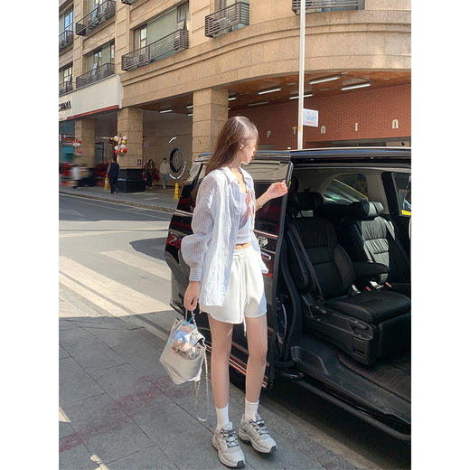 <曾小咸推荐>3.26现货秒杀 ！微信超特价！韩系条纹刺绣衬衫 日常169.99 立减90 秒杀79.99！！ 商品图4