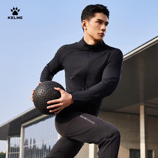 卡尔美2025新款综训系列男士针织外套 商品图1