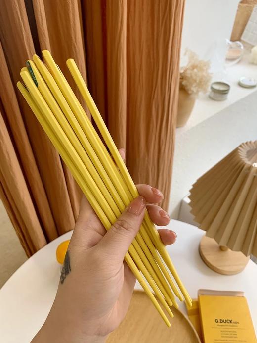 代理商清货！一组2盒共10双！正品G.DUCKKIDS小黄鸭合金筷子 商品图11