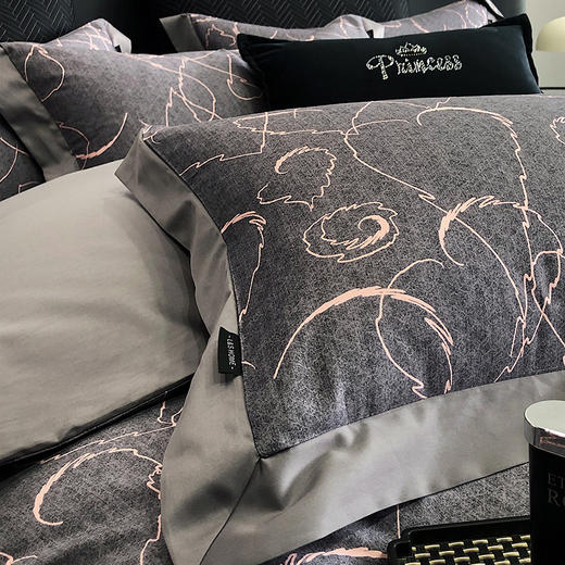 【清仓229元起/套】轻奢高端100支新疆长绒棉四件套  烫绣设计全棉套件（礼盒装）【不支持退换货】 商品图10