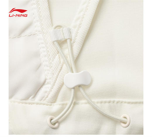 【S-2XL断码】李宁（lining）女子日常跑跑步休闲运动风衣白色AFDV042【库存有限，如无货将做退款，介意慎拍！】 商品图8