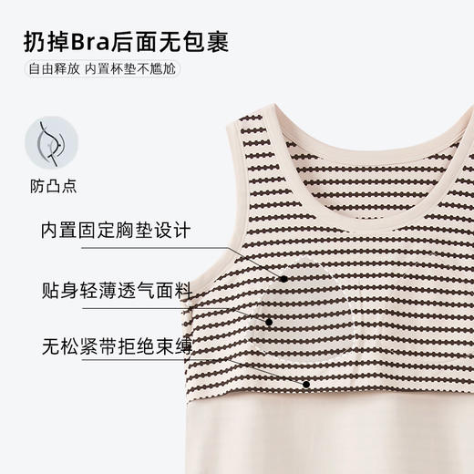 洁丽雅夏季新款大码连体舒适亲肤透气个性可外穿睡衣睡裙家居服女 商品图5