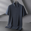 【棉质】【DDP】大依优型大码拉链款短袖POLO衫加肥大码男士翻领短袖体恤夏季款胖子休闲百搭半拉链棉 商品缩略图2