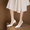 westory春秋高脚小细跟皮鞋通勤尖头纯色单鞋W23CE72981 商品缩略图7