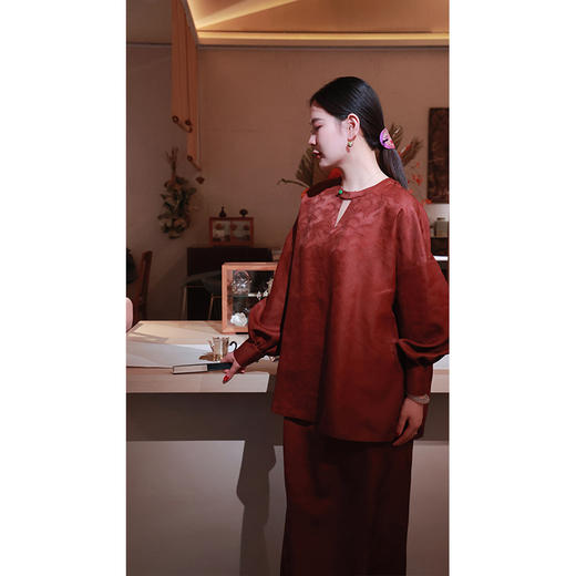【抖音专属】新中式上衣(25708032龙战高定款） 商品图4