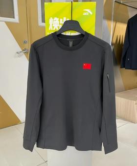 安踏冠军全天候系列男套头卫衣2024秋休闲圆领运动上衣152440705