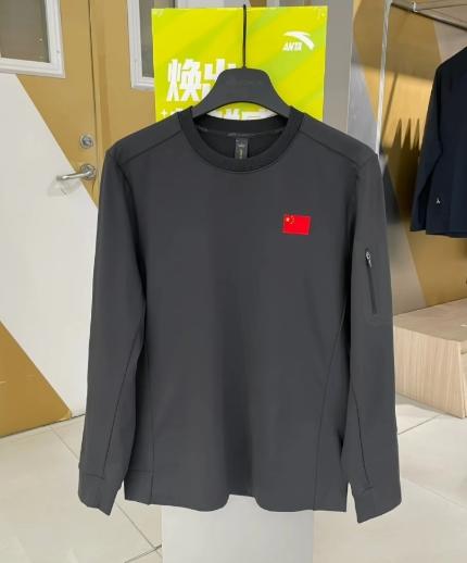 安踏冠军全天候系列男套头卫衣2024秋休闲圆领运动上衣152440705 商品图0