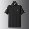 【冰丝】【DDP】大依优型大码拼接短袖POLO衫弹力翻领商务休闲透气半袖夏季上衣 商品缩略图1
