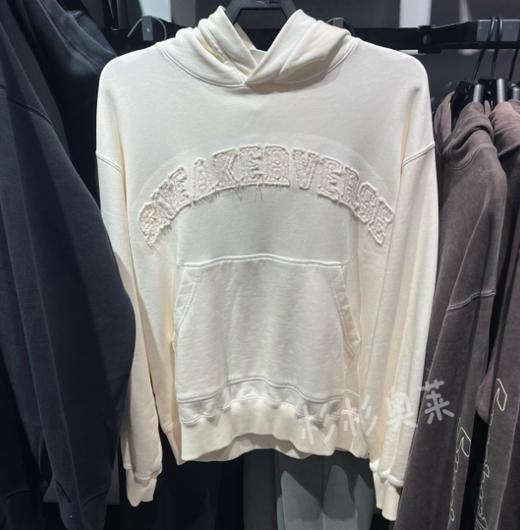 安踏纯棉高级复古水洗卫衣男连帽宽松秋冬帽衫上衣152448745V 商品图0