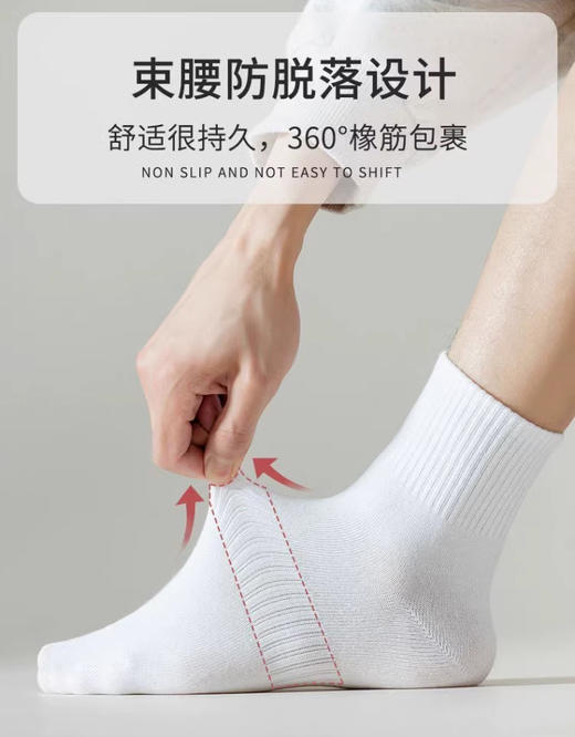 百搭精梳棉中筒袜MC7027 商品图1