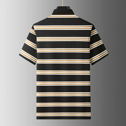 【棉质】【DDP】大依优型大码短袖POLO衫弹力翻领商务休闲透气半袖夏季上衣 商品图1