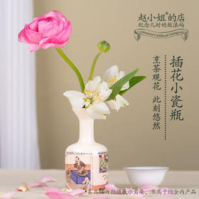 赵小姐的插花小瓷瓶中国风桌面陶瓷小花瓶创意插花工艺品伴手礼