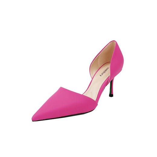 westory2024年夏季新款法式优雅细高跟尖头包头空鞋24AH57491 商品图3