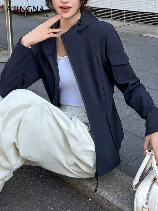 【轻便夹克】阿菁娜城市轻户外运动夹克F30C207022 商品图2