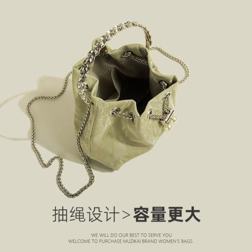 【超显气质❗️水钻圆环手提福袋包】多巴胺色系，新款高级感拉满，女小众包包女式春夏手提包时尚小包斜挎单肩软包女 商品图1