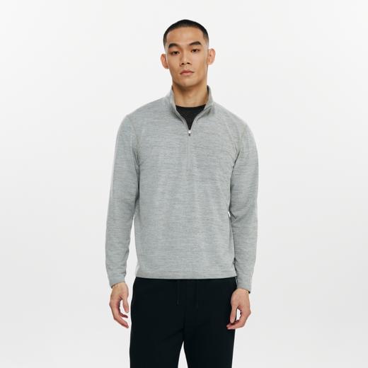 oneup半拉链立领长袖Polo 商品图0