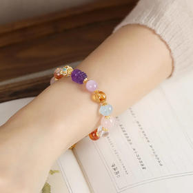 【手串】霞光织梦水晶多宝手串