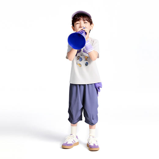 男童圆领液氨短袖针织衫夏季新款安奈儿童装实体店同款XB521603 商品图7