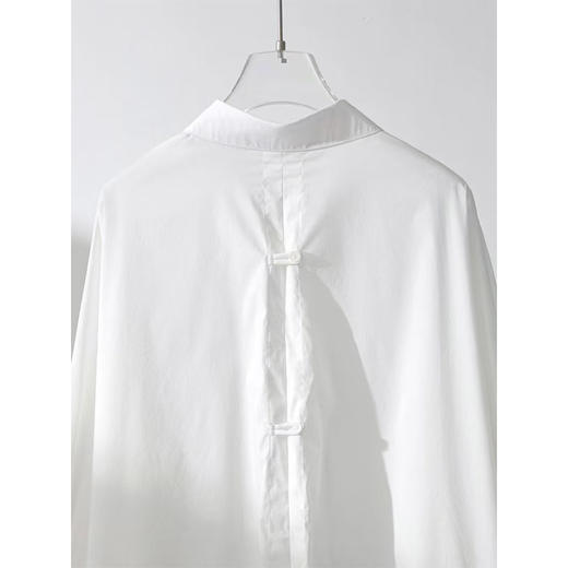 Y5C01B1128 100支高支高密精纺棉小立领休闲宽松衬衫夏季RJ005 商品图7