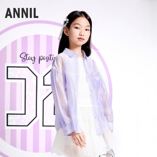 女童梭织上衣夏季新款安奈儿童装实体店同款AG521709 商品图1