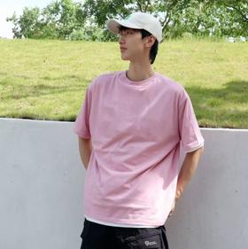 99 到手5件 重磅200g 短袖 自行设置满减，单拍一件不发）马卡龙色系纯棉短T FS-78