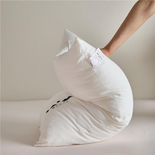 自然醒A类全棉色织水洗枕头枕芯助睡眠护颈椎成人家用一对装酒店专用整头套男学生宿舍XK 商品图13