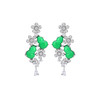s925银针中式招财进宝琉璃宝葫芦花朵耳环LY 商品缩略图4