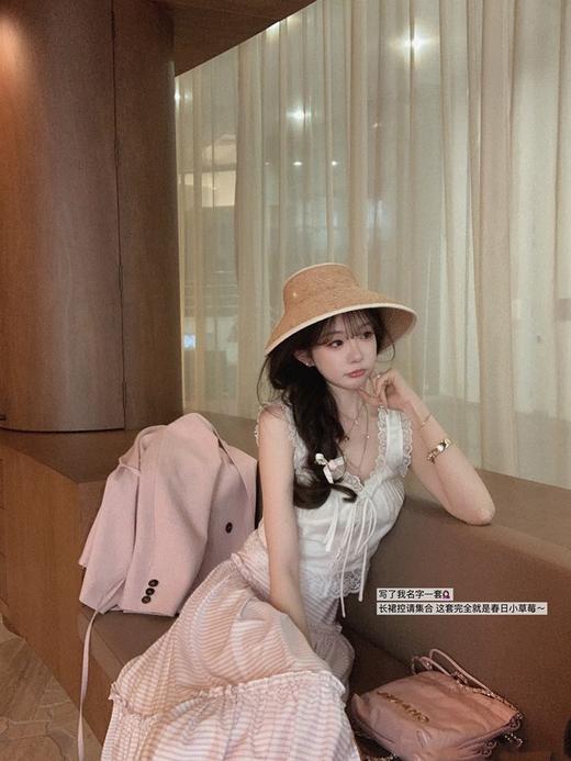 金蘑菇菇 Le Train Bleu尤梨与小白花/蕾丝衬衫刺绣宫廷风上衣 商品图8