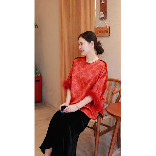 【2026东衣作】新中式衬衣（25708084巳巳如意-奢定款） 商品图5