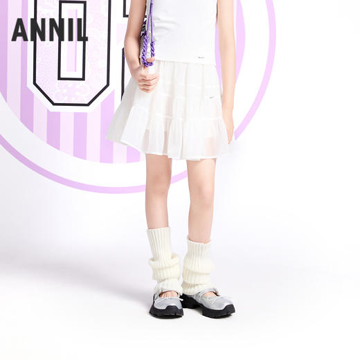 女童全腰半裙夏季新款安奈儿童装实体店同款AG523620 商品图0