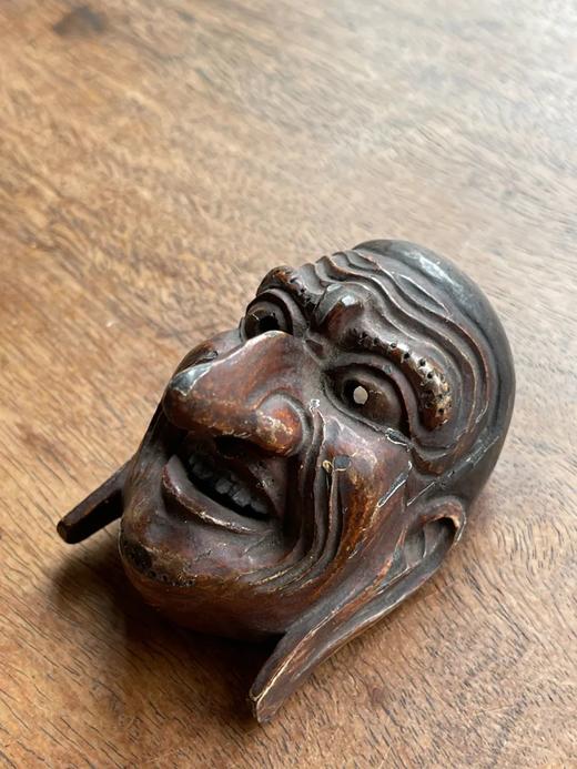 木雕髹漆戏偶罗汉头像，顺丰包邮 商品图7